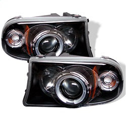 Spyder Auto 5009784 Projector Headlights - LED Halo - Black