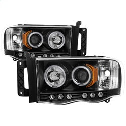 Spyder Auto 5009951 Projector Headlights - CCFL Halo - Black