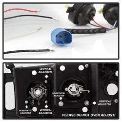 Spyder Auto 5009975 Projector Headlights - LED Halo - Black