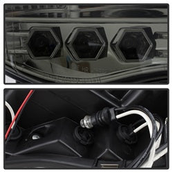 Spyder Auto 5009999 Projector Headlights - LED Halo - Smoke