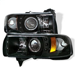 Spyder Auto 5010063 Projector Headlights - CCFL Halo - Black
