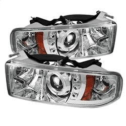 Spyder Auto 5010094 Projector Headlights - LED Halo - Chrome