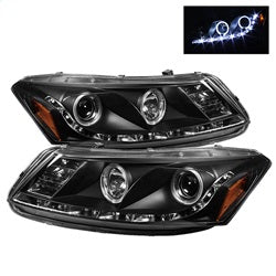 Spyder Auto 5010667 Projector Headlights - LED Halo - Black