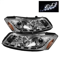 Spyder Auto 5010674 Projector Headlights - LED Halo - Chrome