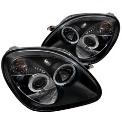 Spyder Auto 5011190 Projector Headlights - LED Halo - Black