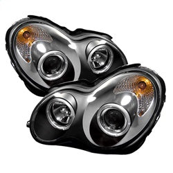 Spyder Auto 5011251 Projector Headlights - LED Halo - Black