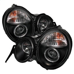 Spyder Auto 5011275 Projector Headlights - LED Halo - Black
