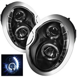 Spyder Auto 5011336 Projector Headlights - DRL - Black