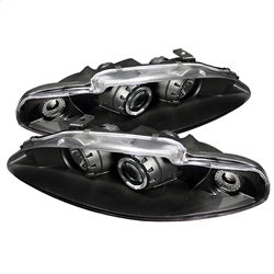 Spyder Auto 5011428 Projector Headlights - LED Halo - Black