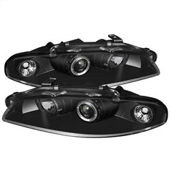 Spyder Auto 5011473 Projector Headlights - LED Halo - Black