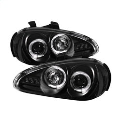 Spyder Auto 5011503 Projector Headlights - LED Halo - Black