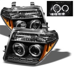 Spyder Auto 5011527 Projector Headlights - LED Halo - Black