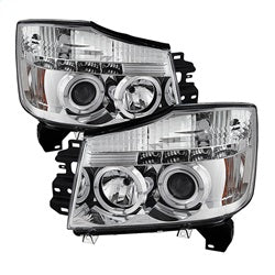 Spyder Auto 5011589 Projector Headlights - LED Halo - Chrome