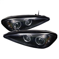 Spyder Auto 5011640 Projector Headlights - LED Halo - Black