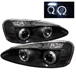 Spyder Auto 5011664 Projector Headlights - LED Halo - Black