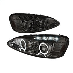 Spyder Auto 5011688 Projector Headlights - LED Halo - Smoke
