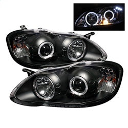 Spyder Auto 5011787 Projector Headlights - LED Halo - Black