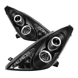 Spyder Auto 5011848 Projector Headlights - LED Halo - DRL - Black