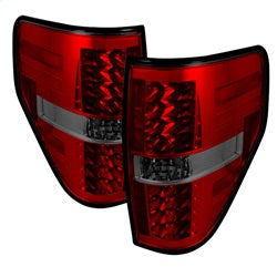 Spyder Auto 5012012 LED Tail Lights - Red Smoke