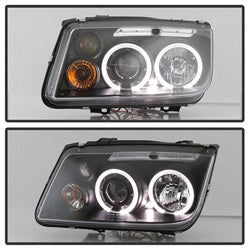 Spyder Auto 5012258 Projector Headlights - LED Halo - Black