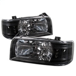 Spyder Auto 5012494 Crystal Headlights - Black