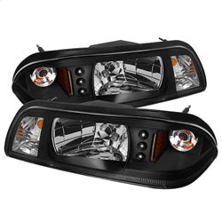 Spyder Auto 5012531 Crystal Headlights - Black