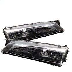 Spyder Auto 5012616 Crystal Headlights - Black