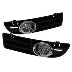Spyder Auto 5015778 LED Fog Lights with Switch - Clear