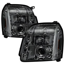 Spyder Auto 5029348 Projector Headlights - LED Halo - Smoke