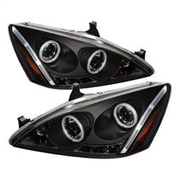Spyder Auto 5029713 Projector Headlights - CCFL Halo - Black