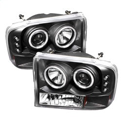 Spyder Auto 5030122 Projector Headlights - Version 2 - CCFL Halo - Black