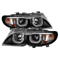 Spyder Auto 5031877 Projector Headlights 1PC - 3D Halo - Black