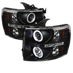 Spyder Auto 5033864 Projector Headlights - CCFL Halo - Black