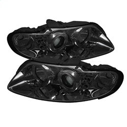 Spyder Auto 5034007 Projector Headlights - LED Halo - Smoke