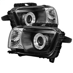 Spyder Auto 5034236 Projector Headlights - Dual Halo - LED Halo - Black