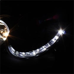 Spyder Auto 5038036 Projector Headlights - LED Halo - DRL - Black