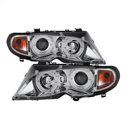 Spyder Auto 5042408 Projector Headlights 1PC - LED Halo - Chrome