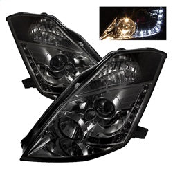 Spyder Auto 5064752 Projector Headlights - DRL - Smoke