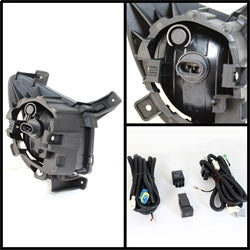 Spyder Auto 5064943 OE Style Fog Lights W/Switch - Clear