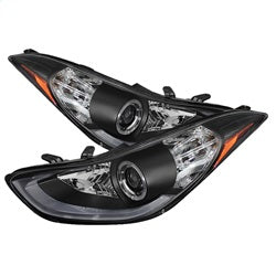 Spyder Auto 5073662 Projector Headlights - LED Halo - Black