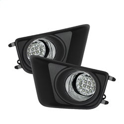Spyder Auto 5075154 LED Fog Lights w/Switch - Clear