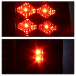Spyder Auto 5077981 LED Tail Lights - Black Smoke