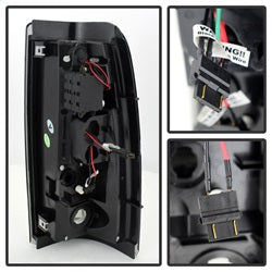 Spyder Auto 5078025 LED Tail Lights - Black Smoke
