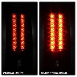 Spyder Auto 5078032 LED Tail Lights - Black Smoke