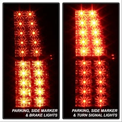 Spyder Auto 5078087 LED Tail Lights - Black Smoke