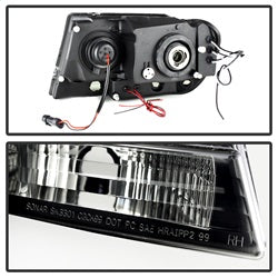 Spyder Auto 5078568 Projector Headlights - LED Halo - Black Smoke