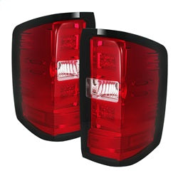 Spyder Auto 5080011 LED Tail Lights - Red Clear