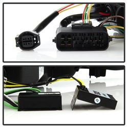 Spyder Auto 5080073 Projector Headlights - DRL - Black Smoke