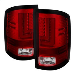 Spyder Auto 5080677 LED Tail Lights - Red Clear
