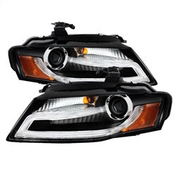 Spyder Auto 5080752 Projector Headlights - DRL LED - Black